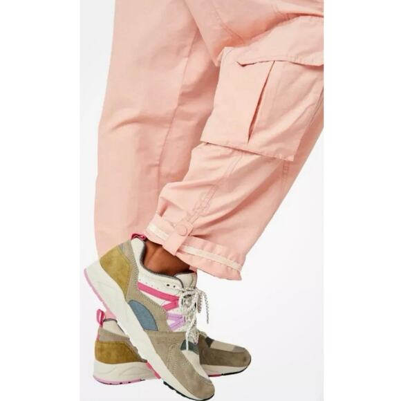 Free People Movement Mesmerize Me Sun-kissed Pink Cargo Pants, Size Medium - Picture 3 of 15